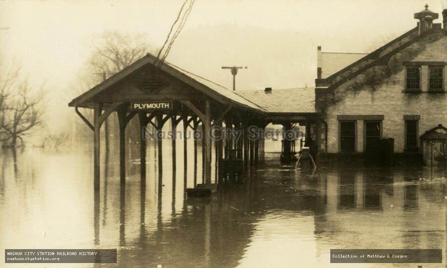 Postcard: Plymouth flood